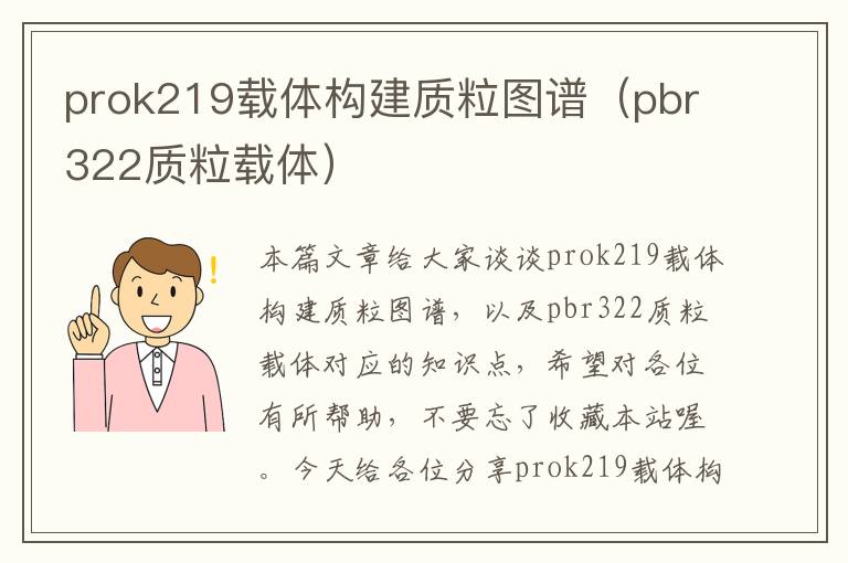 prok219载体构建质粒图谱（pbr322质粒载体）